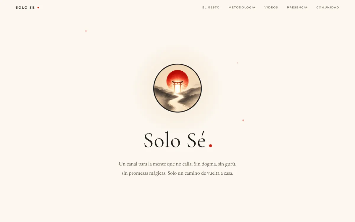 Web de Solo Sé